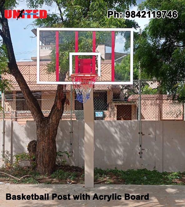 Basketball Post with Acrylic Board