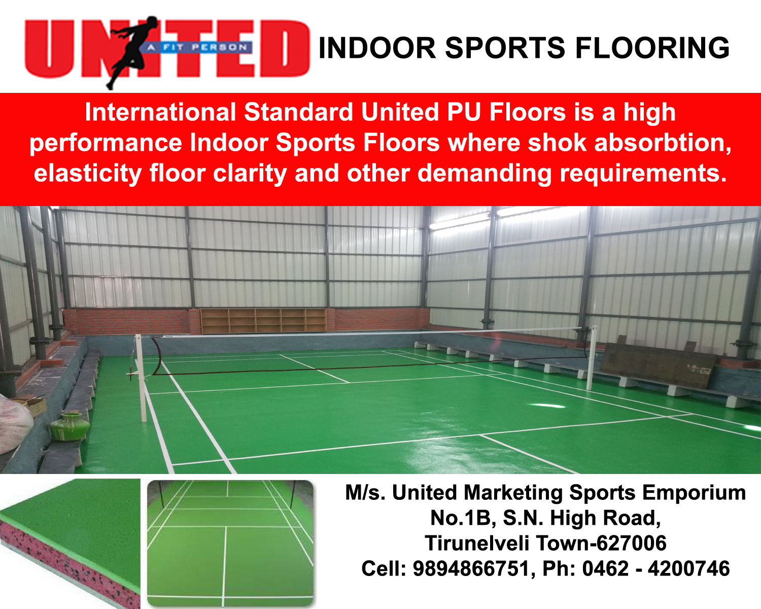 PU Sports Flooring