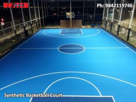 Synthetic Basketball Court