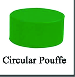 UNITED CIRCULAR POUFFIE