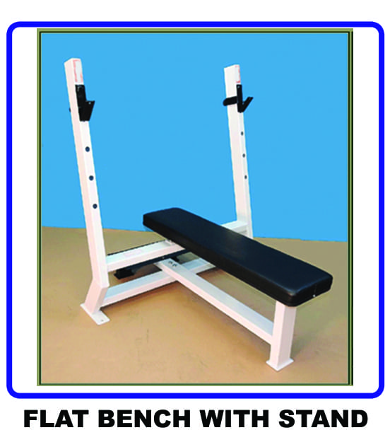UNITED FLAT BENCH WITH STAND