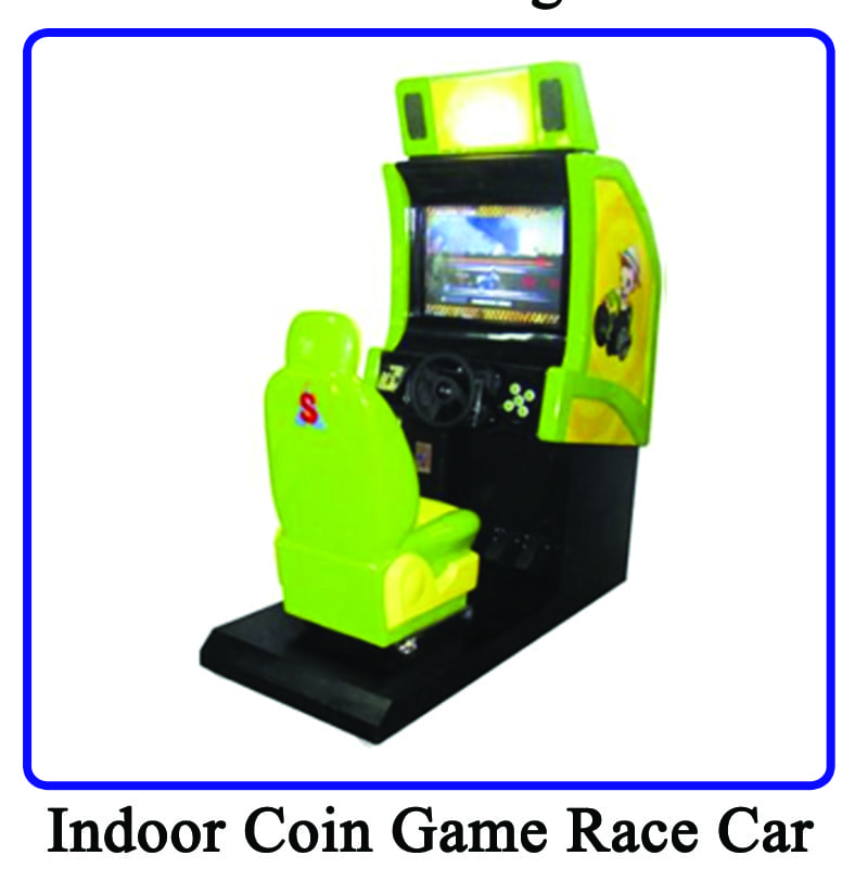 UNITED INDOOR COIN GAME RACE CAR