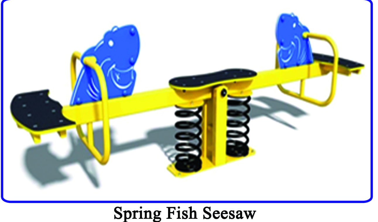 UNITED SPRING FISH SEESAW