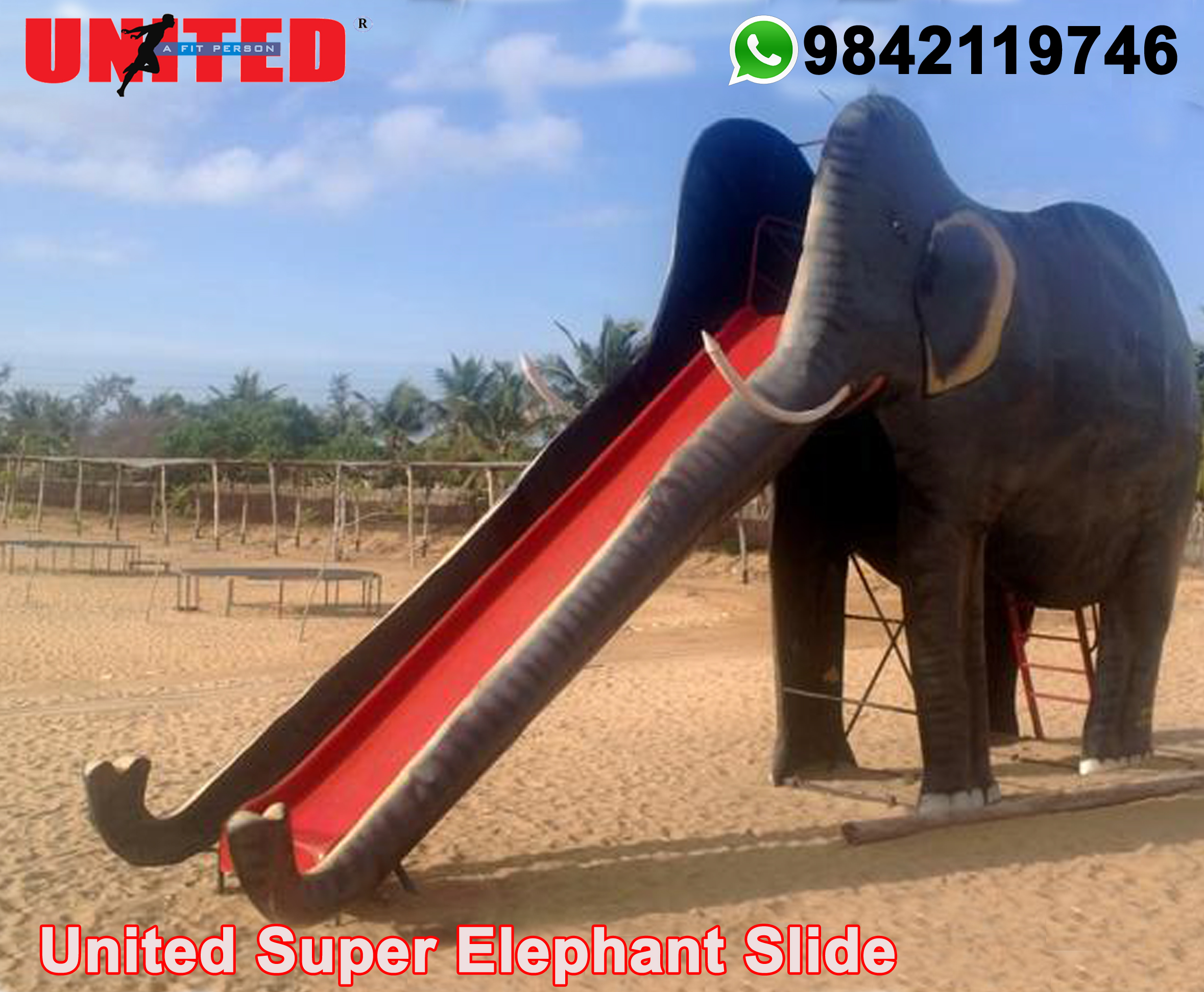 United Super Elephant Slide