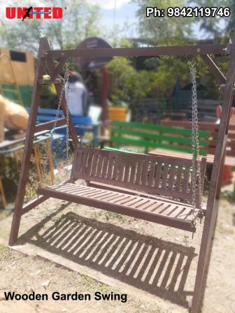 Wooden Garden Swing